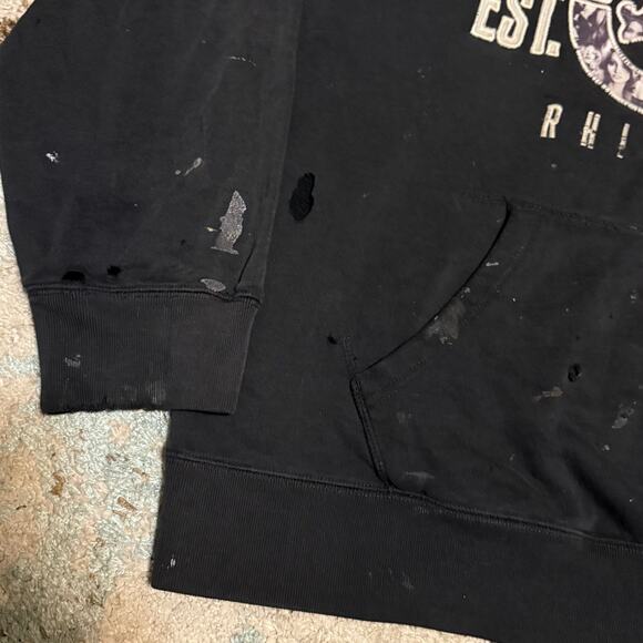 Vintage Ecko Unltd Girl Logo Hoodie Size 2XL Distressed Thrashed Y2K - Picture 3 of 8